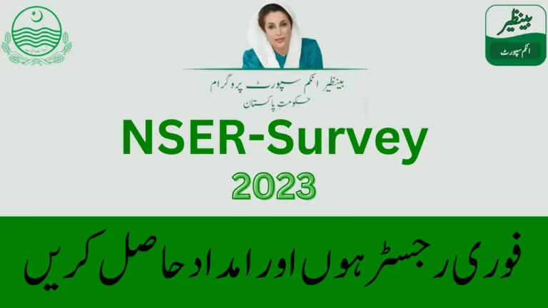 NSER SURVEY | NSER Registration Check by SMS 8171 Ehsaas