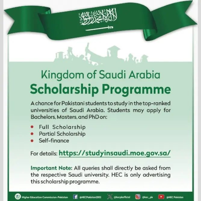 Saudi Arabia Announces 700 Scholarships For Pakistani Students