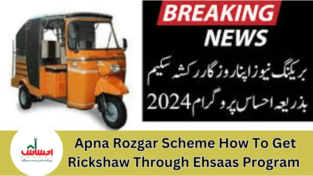 Apna Rozgar Scheme How To Get Rickshaw