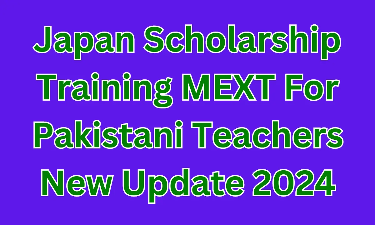 Japan Scholarship Training MEXT