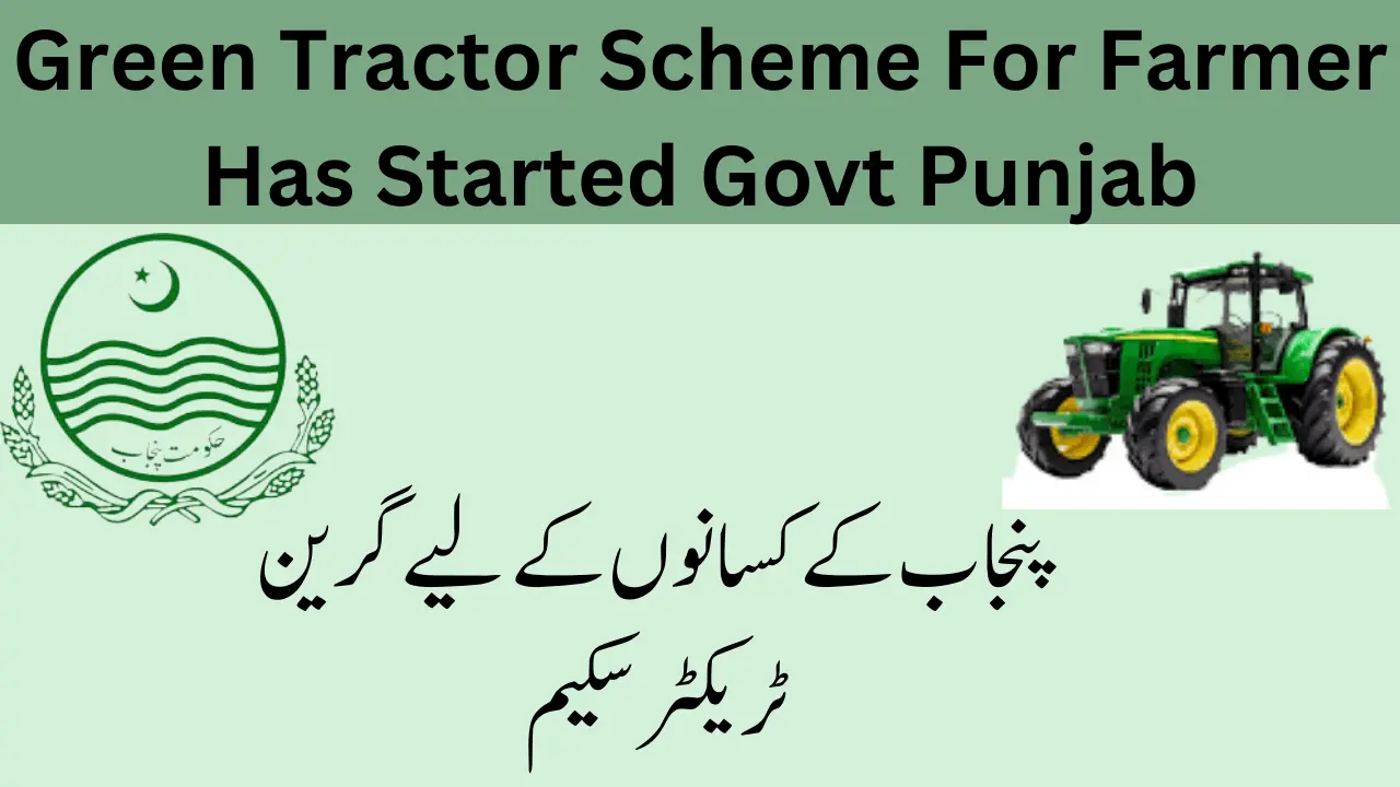 Green Tractor Scheme For Farmer